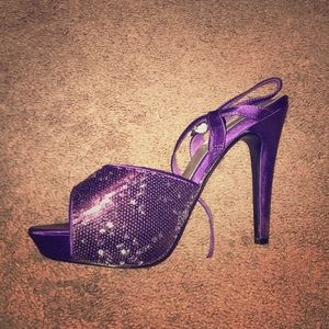 COPY - Purple with gems classy purple heels :)